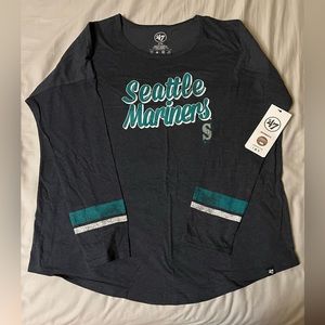 Seattle Mariners 3/4 sleeve nwt shirt